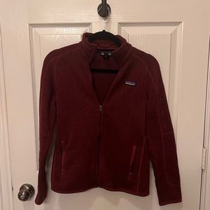 Small Maroon Better Sweater- womens